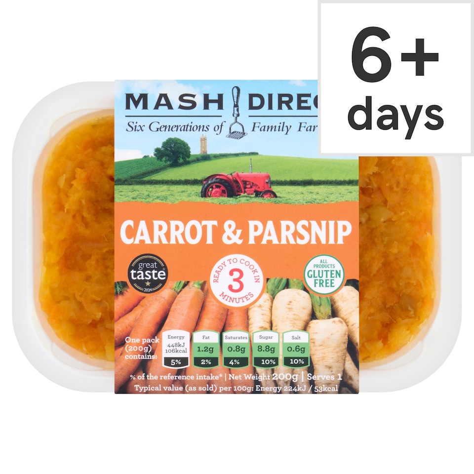 Mash Direct Carrot & Parsnip Mash 200G