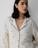 image 3 of F&F Pure Cotton Heart Pyjama Set in Cream