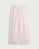 image 4 of F&F Pure Cotton Striped Wide Leg Trousers in Pink