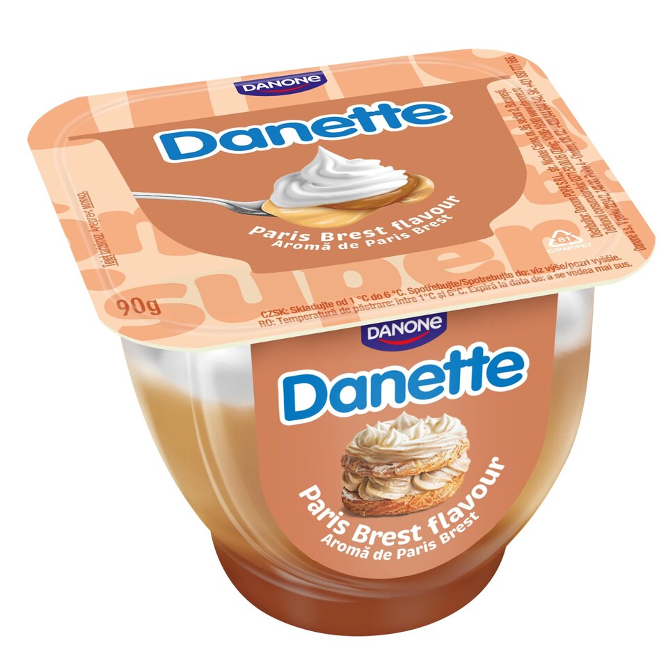 Obrázek 1 pro produkt DANETTE Mléčný dezert s příchutí Paris Brest 90g