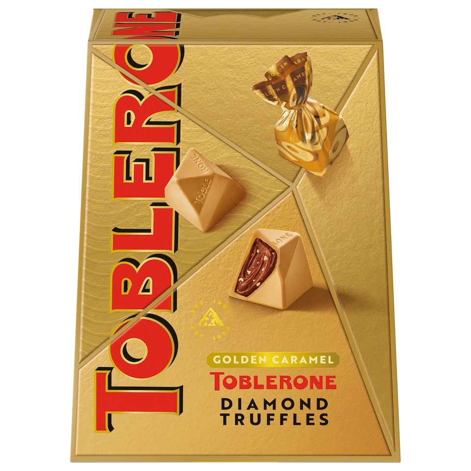 image 1 of TOBLERONE TRUFFLES GOLDEN CARAMEL 180g