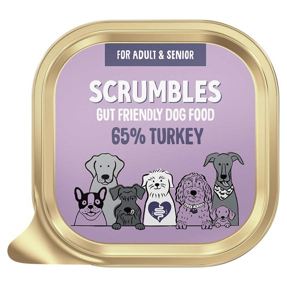 Scrumbles Turkey Wet Dog Food 150g