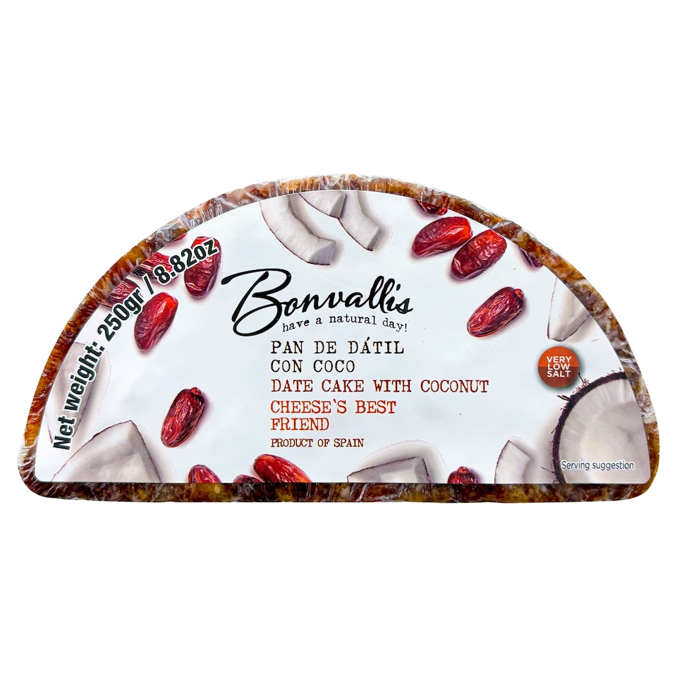 BONVALLIS DATE CAKE WITH COCONUT 250g