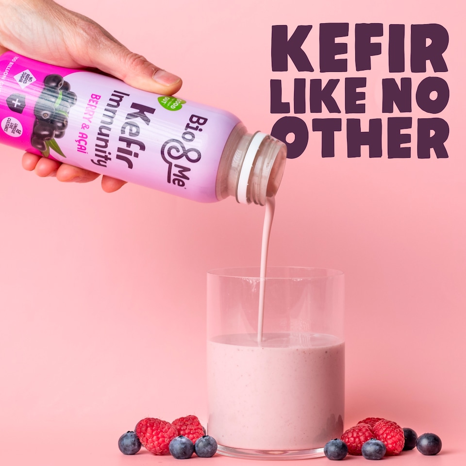 image 1 of Bio&Me Immunity Acai Berry Kefir Drink 280ml