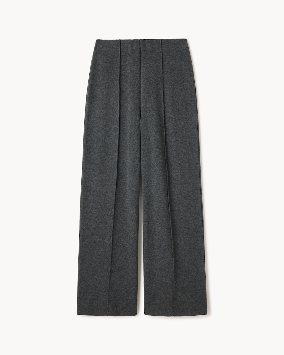 image 1 of F&F Brushed Wide Leg Co-ord Trousers in Grey