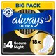 image 1 of Always Ultra Secure Night Time S/Twls With Wings 18