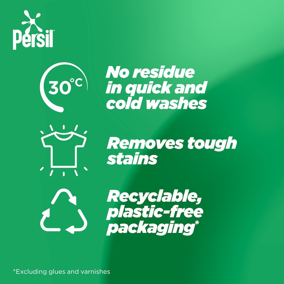 image 1 of Persil Ultimate Active Clean Laundry Washing Capsules 38 Washes 801.8g
