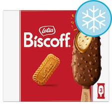 Lotus Biscoff Ice Cream Sticks 3X90ml