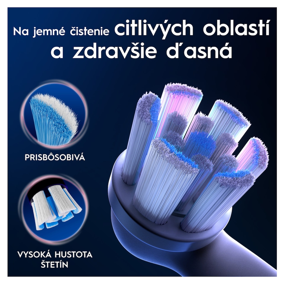 image 1 of Oral-B iO Series Gentle Care, originálne čistiace hlavice, na citlivé ďasná, 4