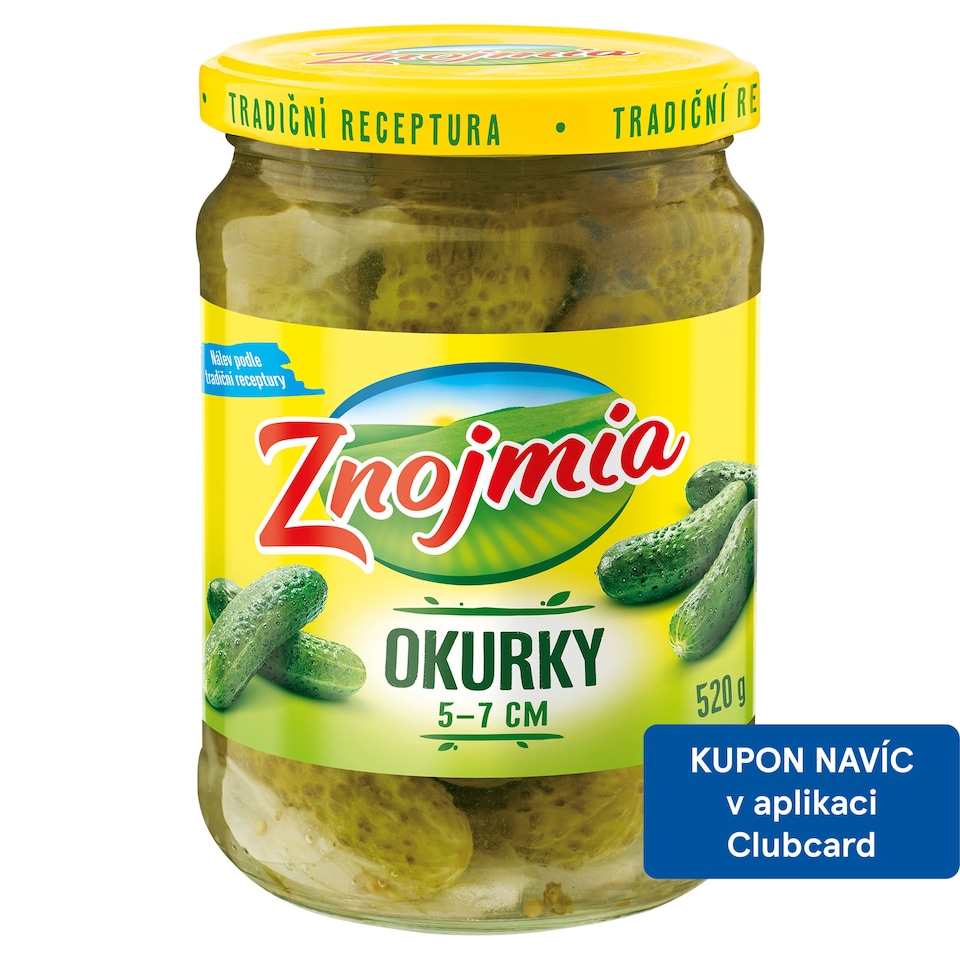 Znojmia Okurky 5-7 cm 520g