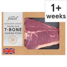 Tesco Finest Aberdeen Angus Thick Cut T-Bone Sharing Steak 30 Day Matured