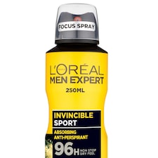 L'oreal Men Xprt Invincible Sport Deodorant 250 Ml