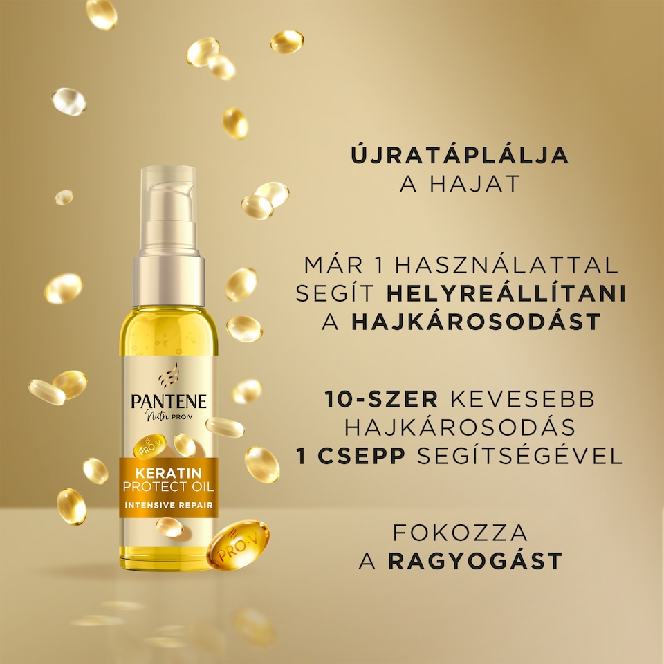 image 1 of Pantene Pro-V Intensive Repair Keratin Protect Hair Oil 100ml Intensive Care in one use