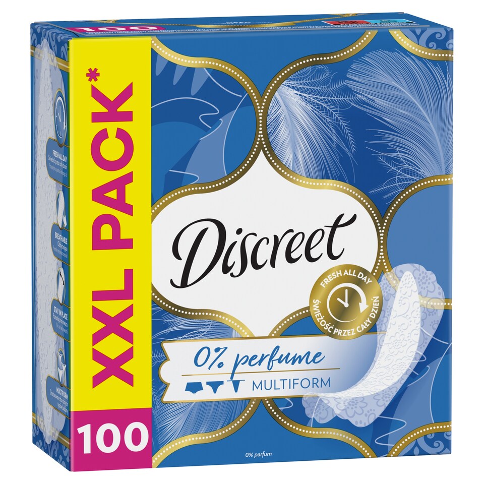 obrázok 1 z Intímky Discreet Priedušný materiál Multiform bez parfumácie