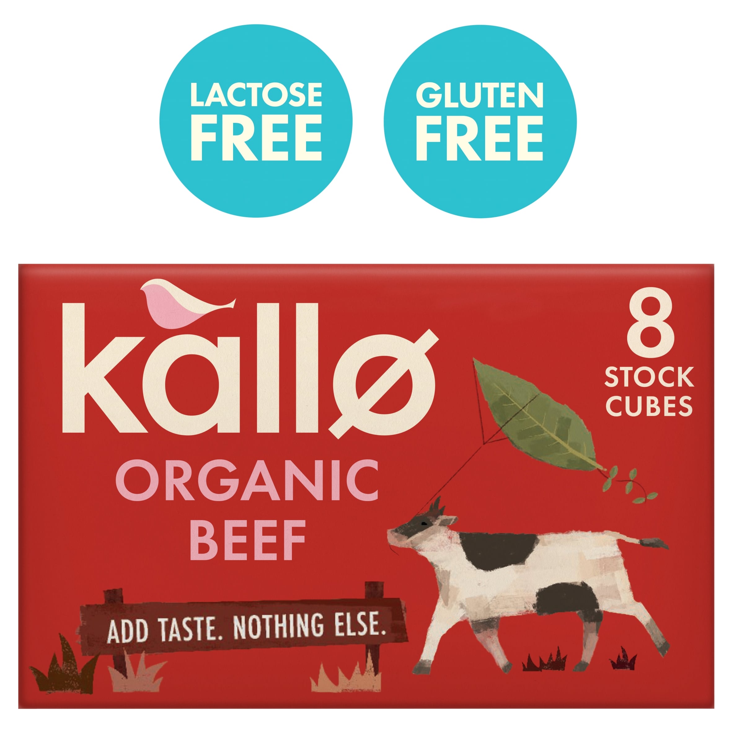 Kallo Organic Beef Stock Cubes 8 Pack 88g