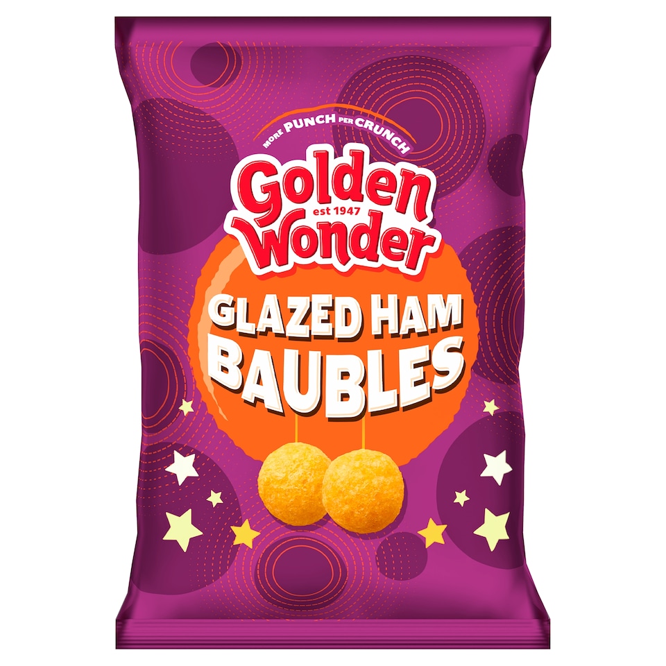 Golden Wonder Glazed Ham Baubles 150g