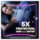 image 2 of Always Platinum Sanitary Towels Secure Night Extra (size 5) With Wings 12 Pads
