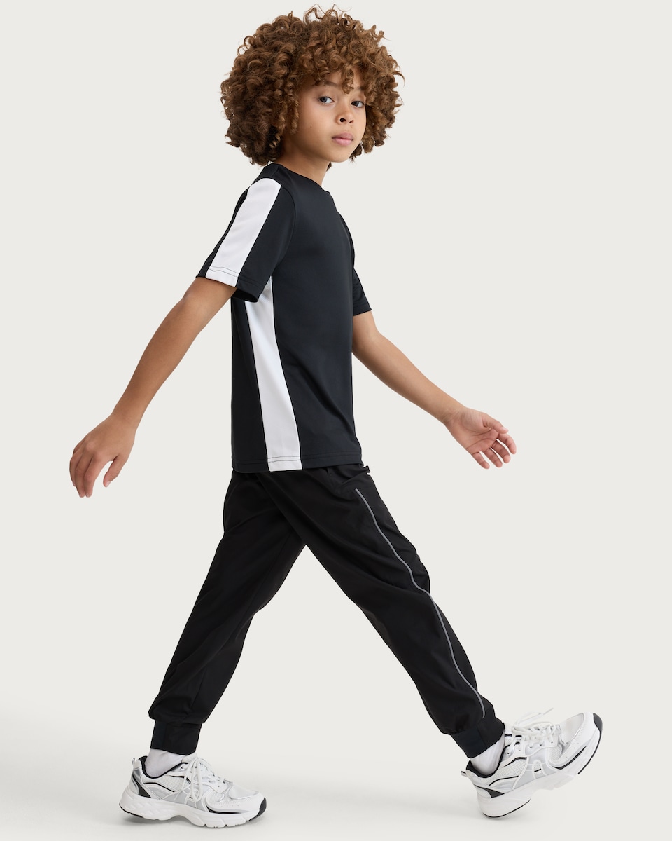 image 1 of F&F Active Boys ULTRAMOVE Sports Trousers in Black