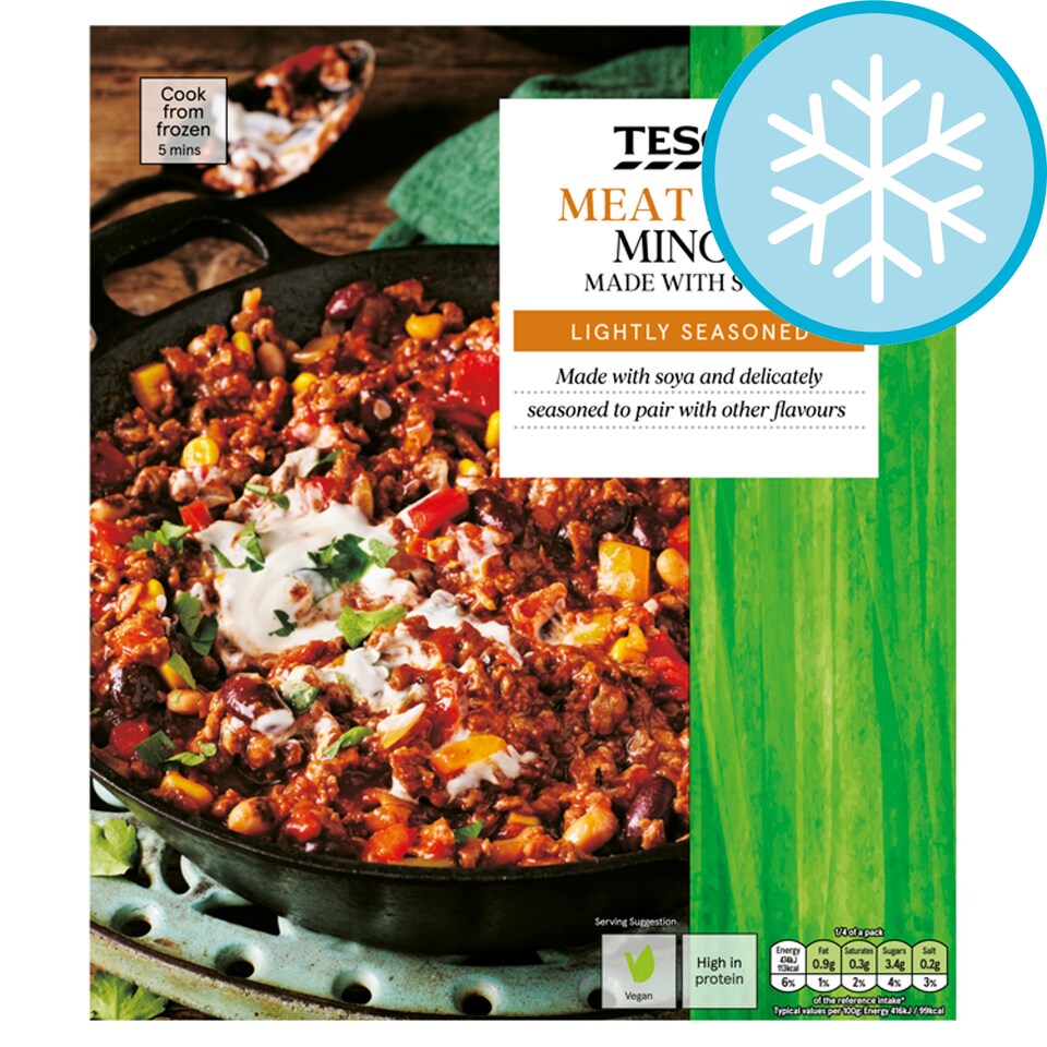 Tesco Meat Free Vegetarian Mince 454G