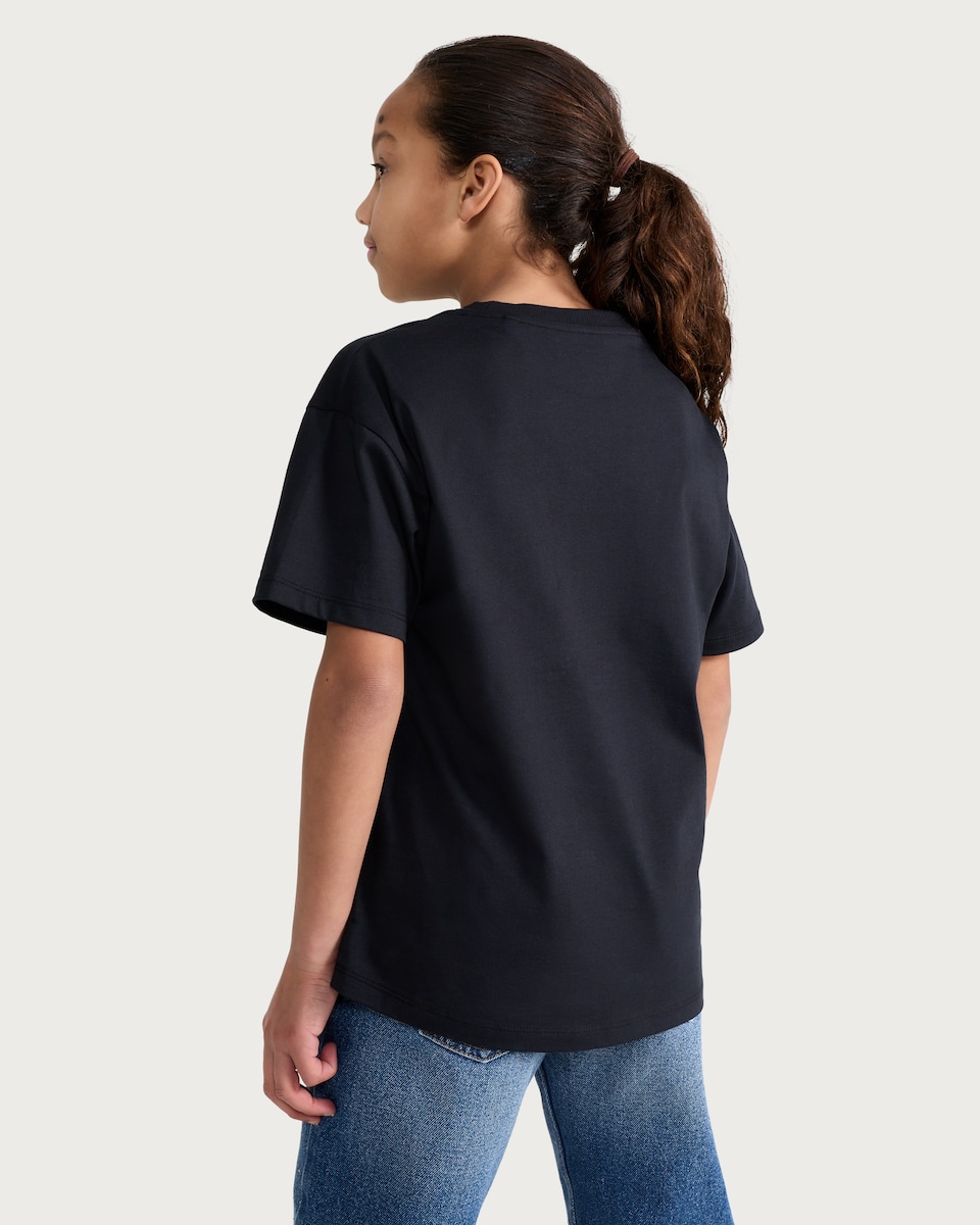 image 1 of K-Pop Demon Hunters Pure Cotton Huntrix T-Shirt in Black