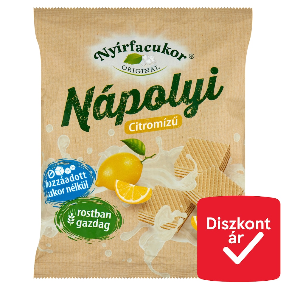 Nyírfacukor Original citromízű nápolyi xilittel és inulinnal 180 g