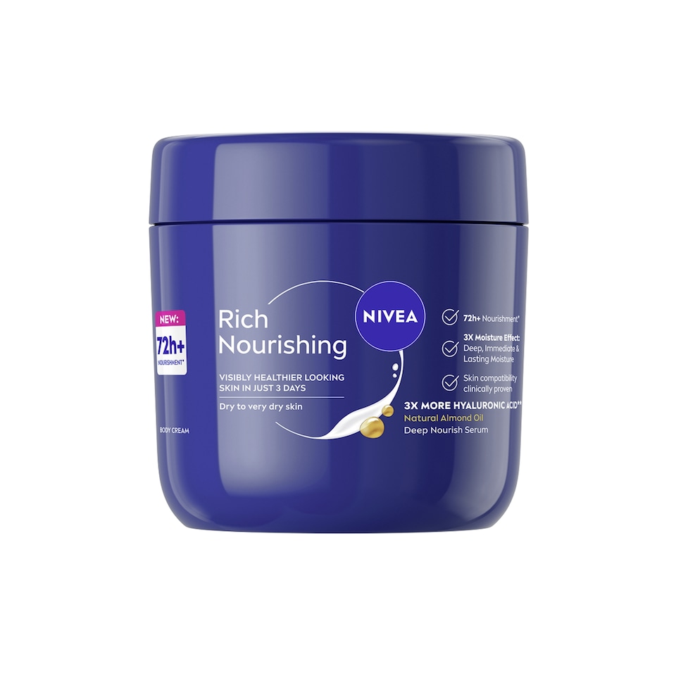 NIVEA Body 72h Rich Nourishing Cream 400ml