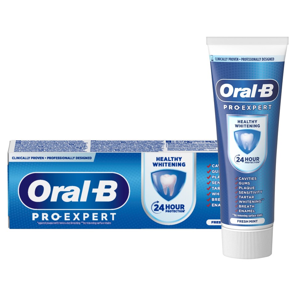 image 1 of Oral-B Pro-Expert Healthy Whitening Toothpaste 75ml