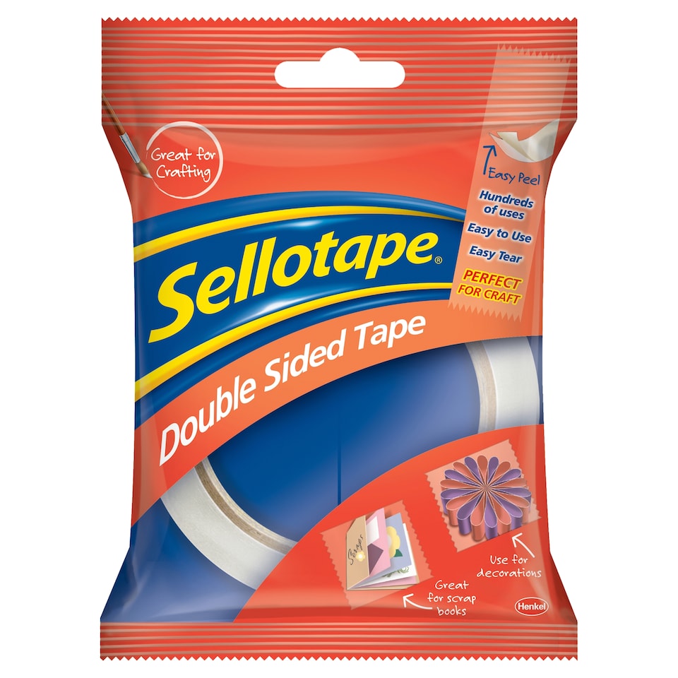 Sellotape Double Sided Tape 12Mmx33m