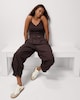 image 2 of OH ME OH MY Cotton Rich Lace Trim Vest in Chocolate