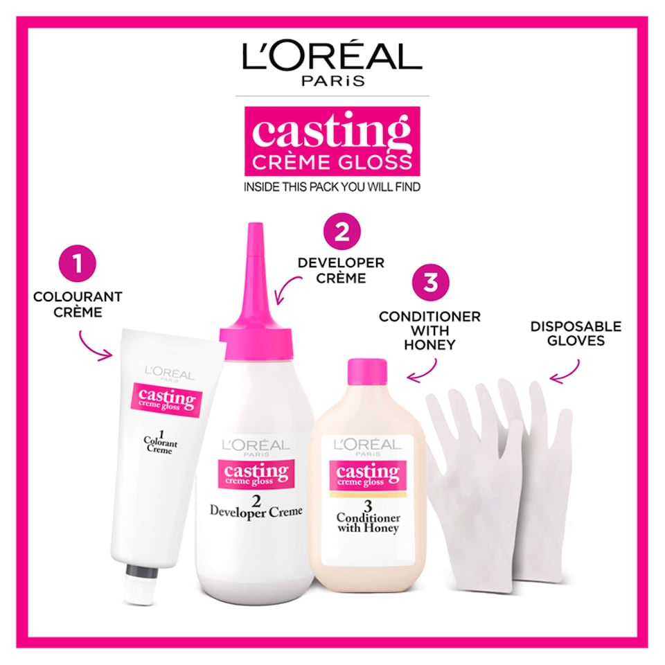 image 1 of L'Oreal Paris Casting Creme Gloss 415 Iced Chocolate Brown Semi-Permanent Hair Dye