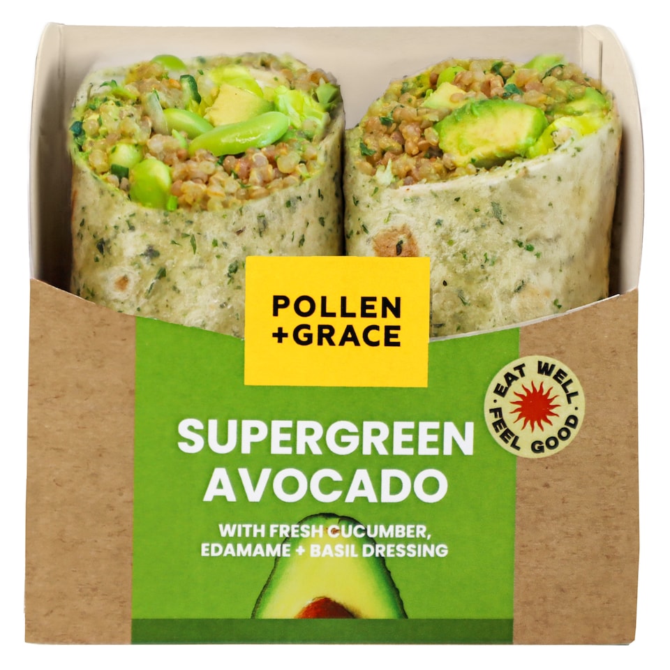 Pollen + Grace Supergreen Avocado Wrap