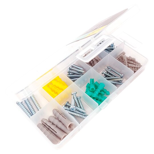 Sterling Screws And Wall Plugs Large Set Tesco Groceries