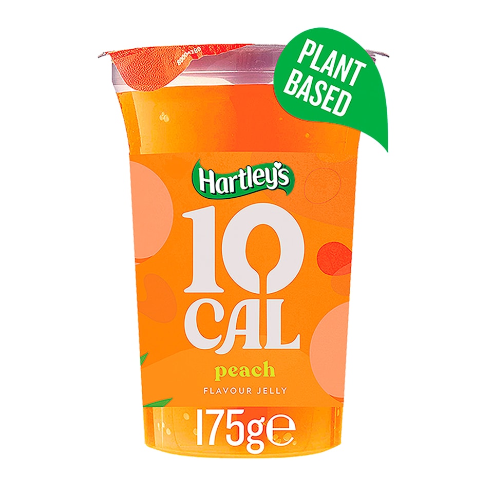 Hartley's 10 Cal Peach Flavour Jelly with Sweeteners 175g