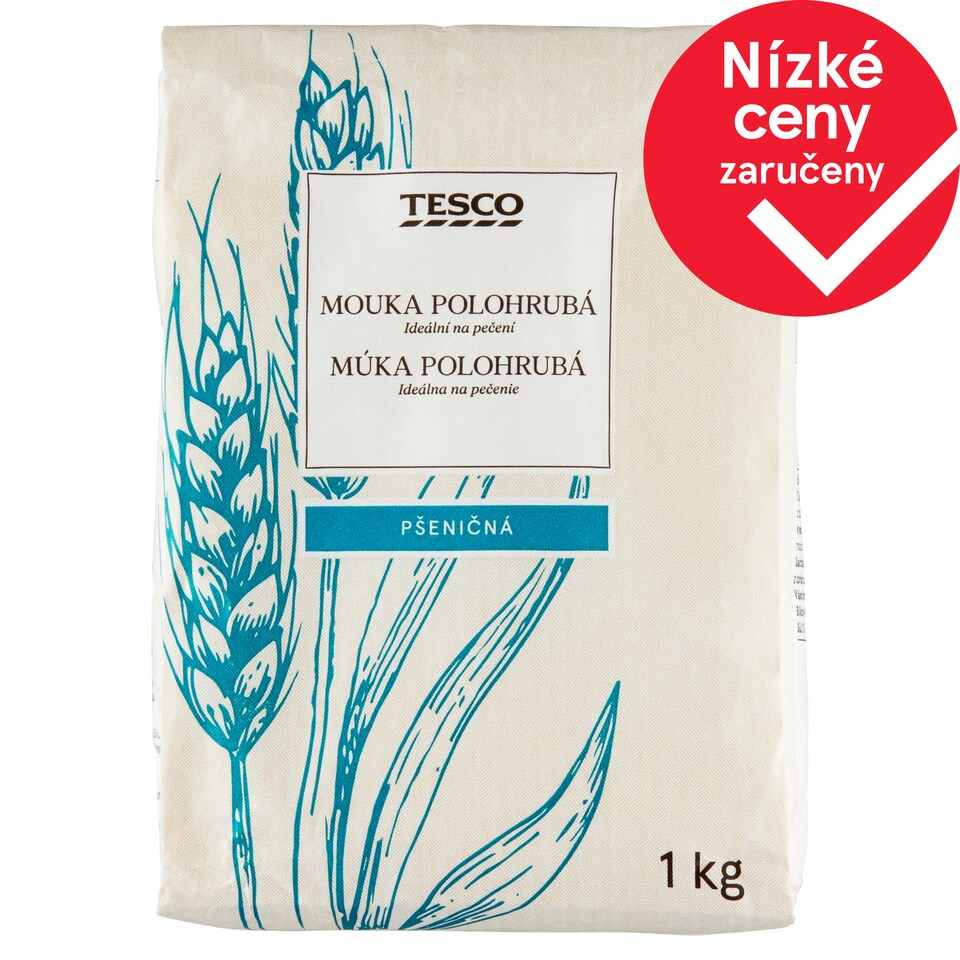 Tesco Semi-Coarse Wheat Flour 1kg