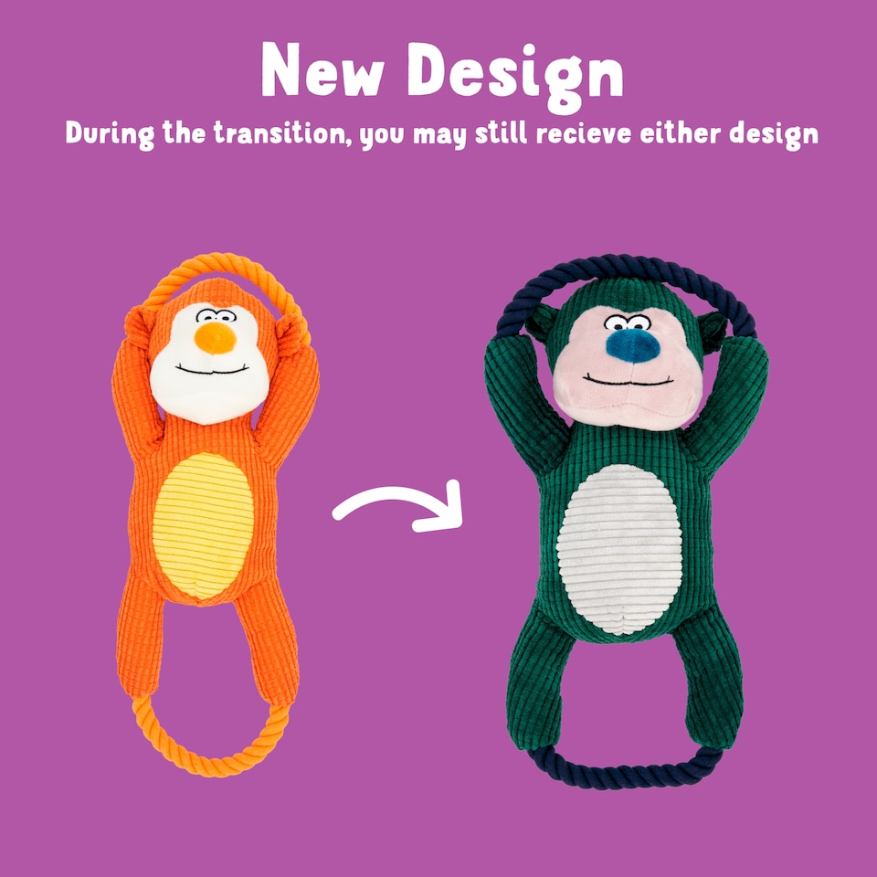 image 1 of Good Boy Large Monkey Tug Dog Toy