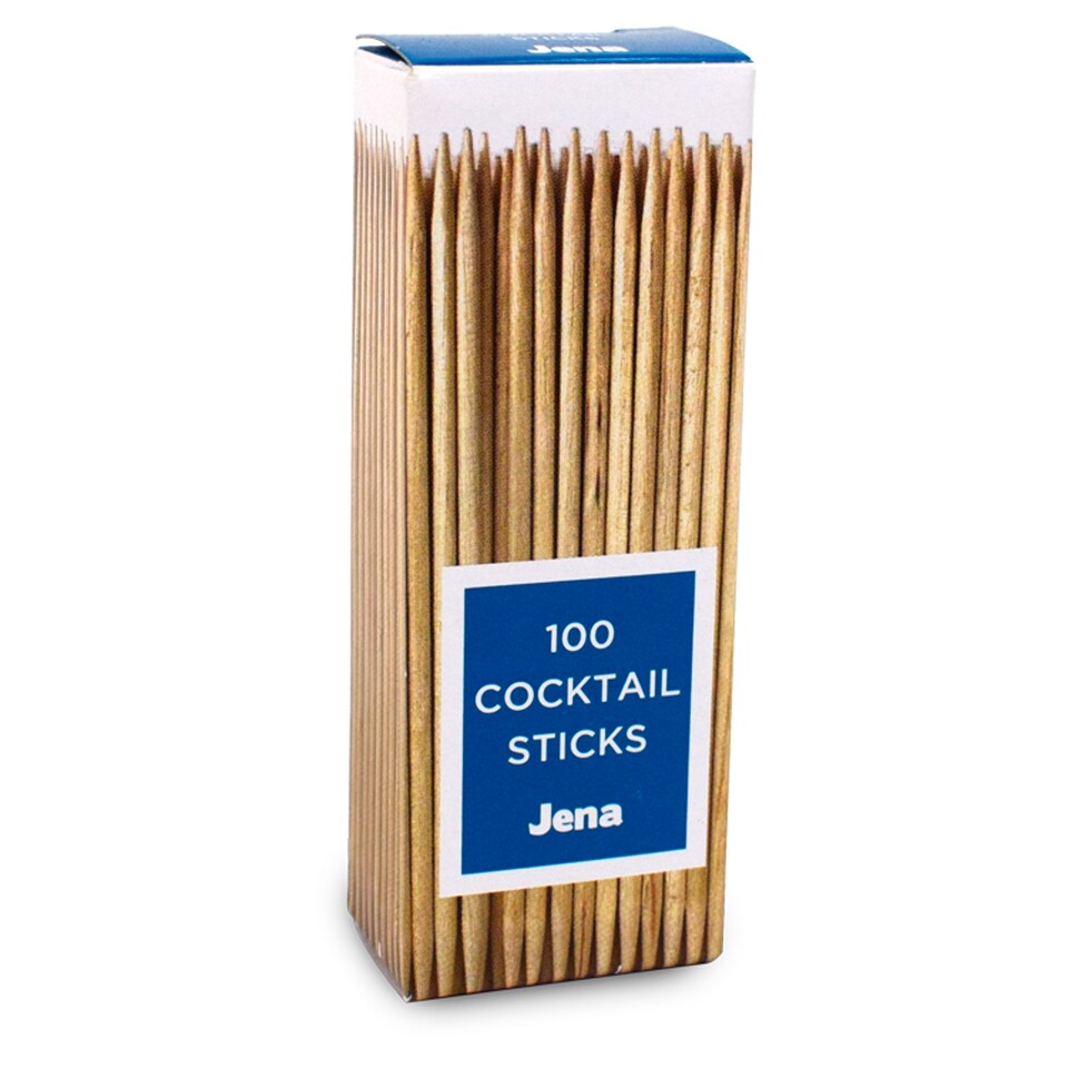 Tesco Wooden Cocktail Sticks 100 Pack