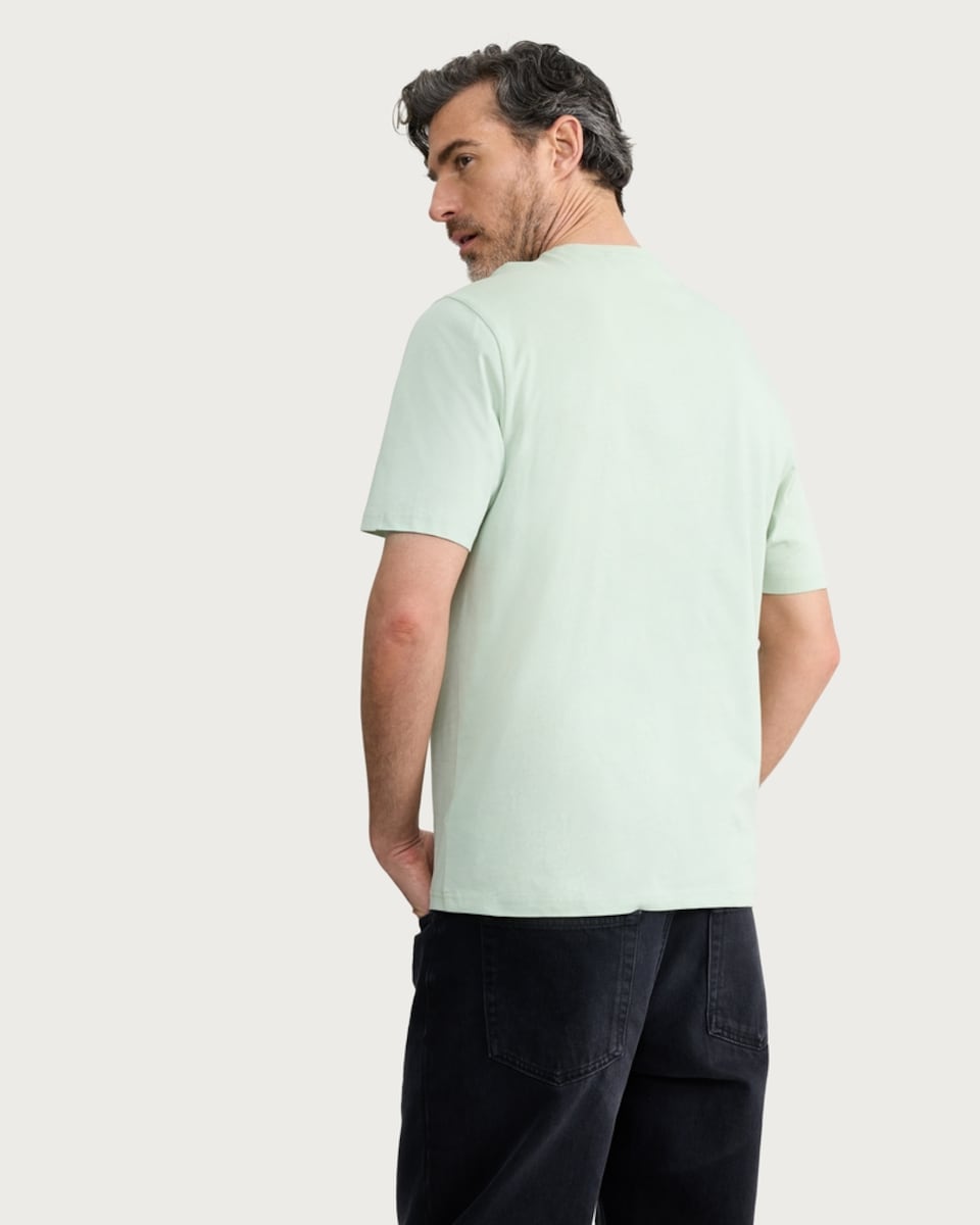 image 1 of F&F Cotton Rich Short Sleeved T-Shirt in Mint