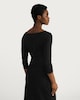 image 4 of F&F Ribbed Boat Neck Top in Black