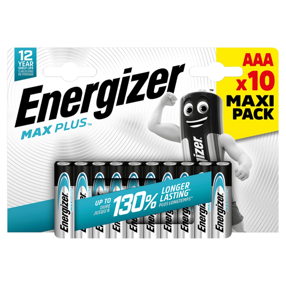 image 1 of Energizer Max Plus AAA 10Pk