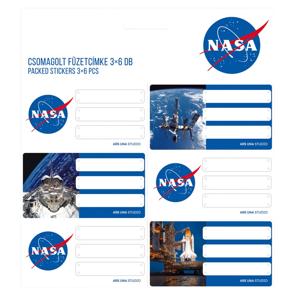 Lamborghini/Nasa Packed Stickers 3 x 6 pcs