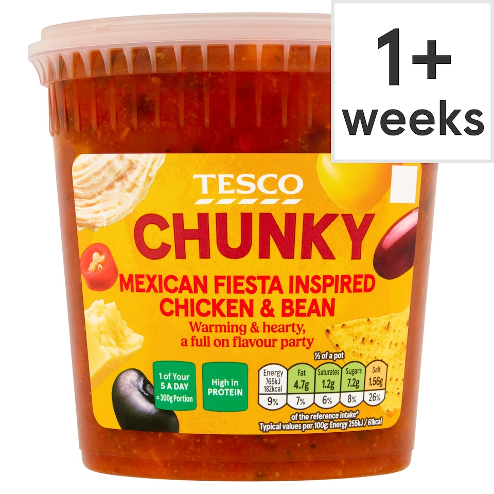 Tesco Chunky Chicken & Bean Mexican Fiesta 600g