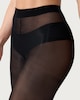 image 2 of F&F 3-Pack 30 Denier Opaque Tights in Black