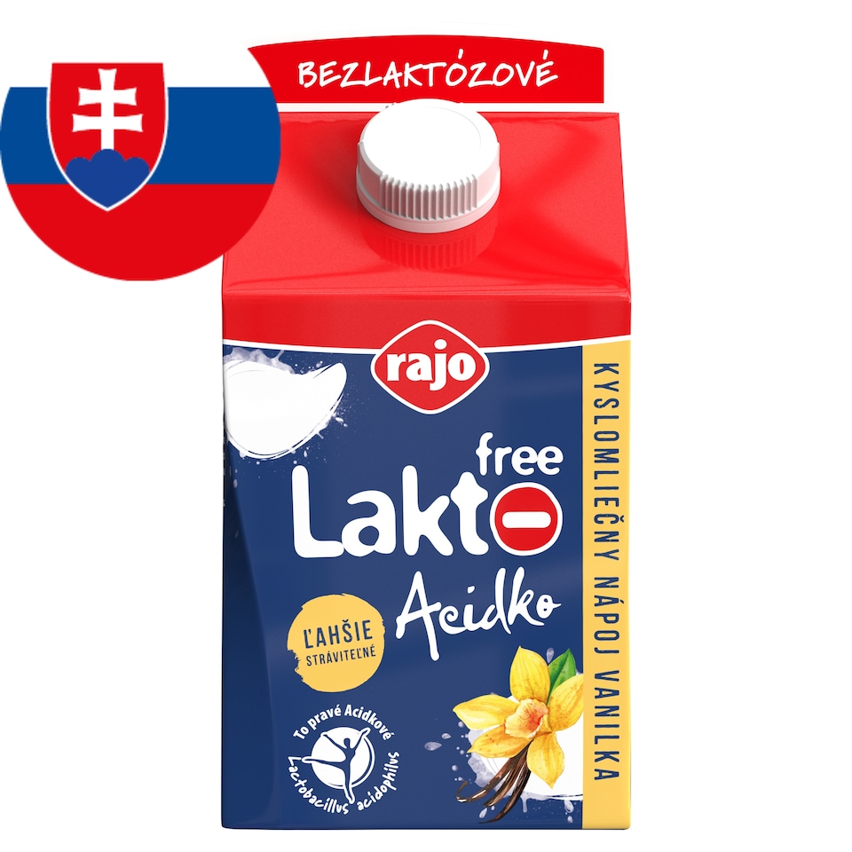 image 1 of Rajo Lakto Free Acidko Sour Milk Drink Vanilla 450 g