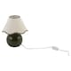image 1 of F&F Home Green Round Ceramic Table Lamp 