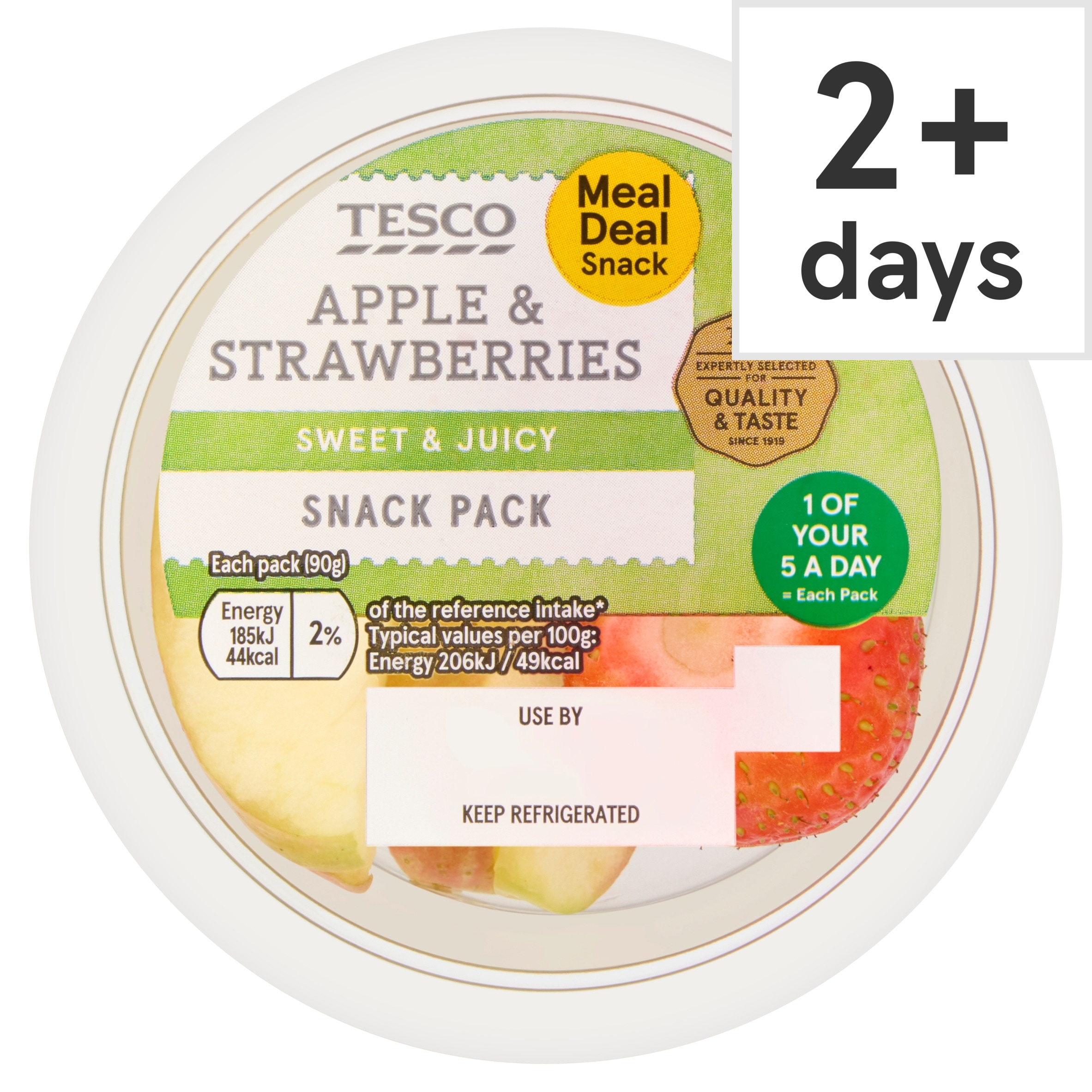 Tesco Apple & Strawberries 90g (FOS)