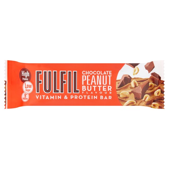 Fulfil Peanut Butter Vitamin Protein Bar 55G Tesco Groceries