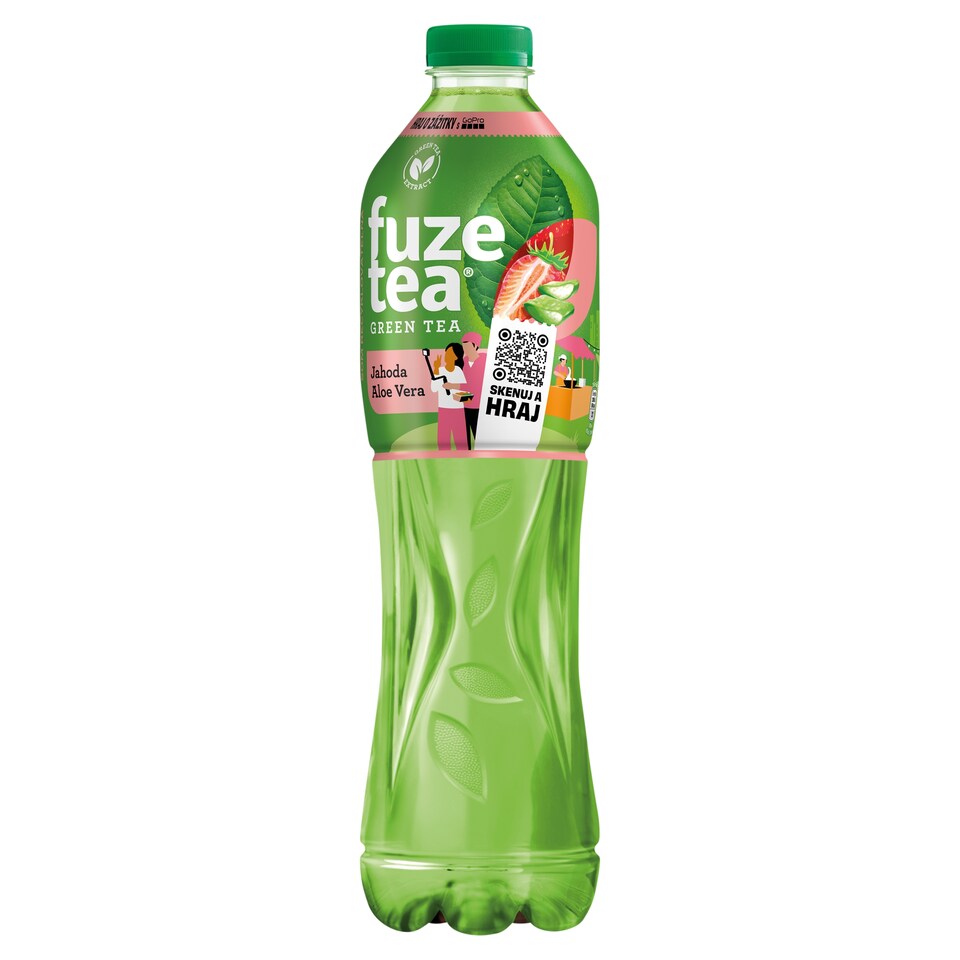 FuzeTea Green Ice Tea Strawberry & Aloe Vera 1.5 L