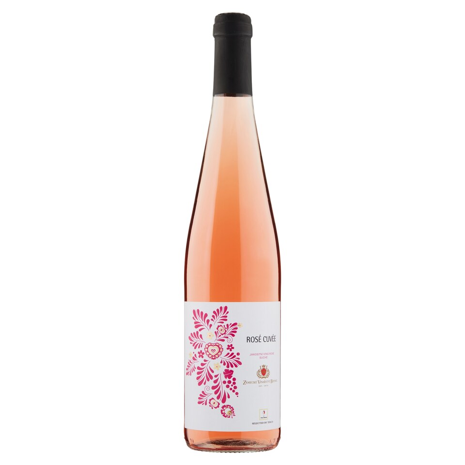Tesco Rosé Cuvée jakostní víno růžové suché 750ml
