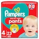 image 1 of Pampers Baby-Dry Nappy Pants Size 4 23 Pack