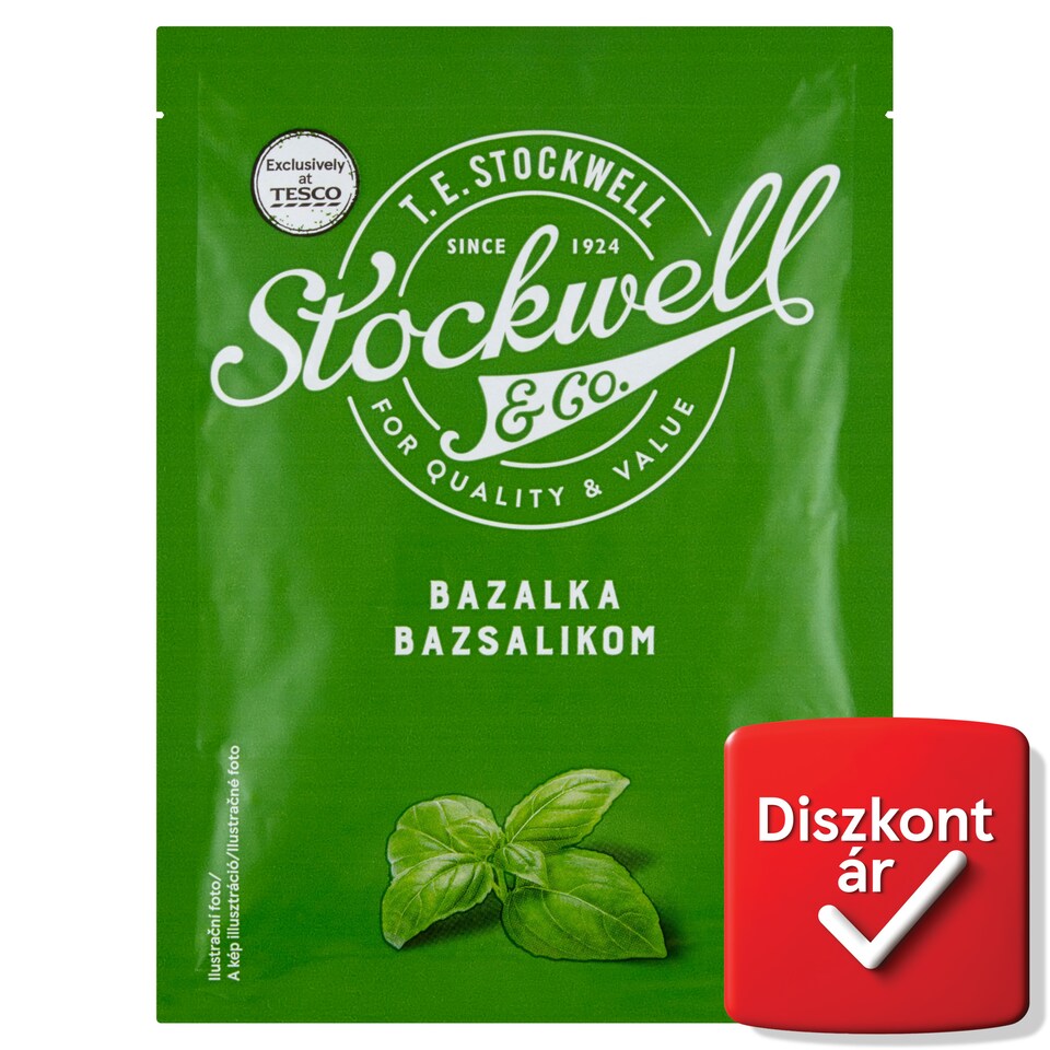Stockwell & Co. szárított, morzsolt bazsalikom 10 g